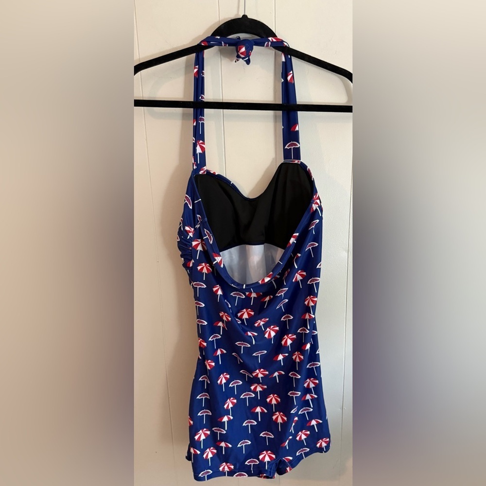 EastElegant NWT Maternity One Piece Halter Boyleg Bathing Suit Boyshort L - Picture 10 of 11